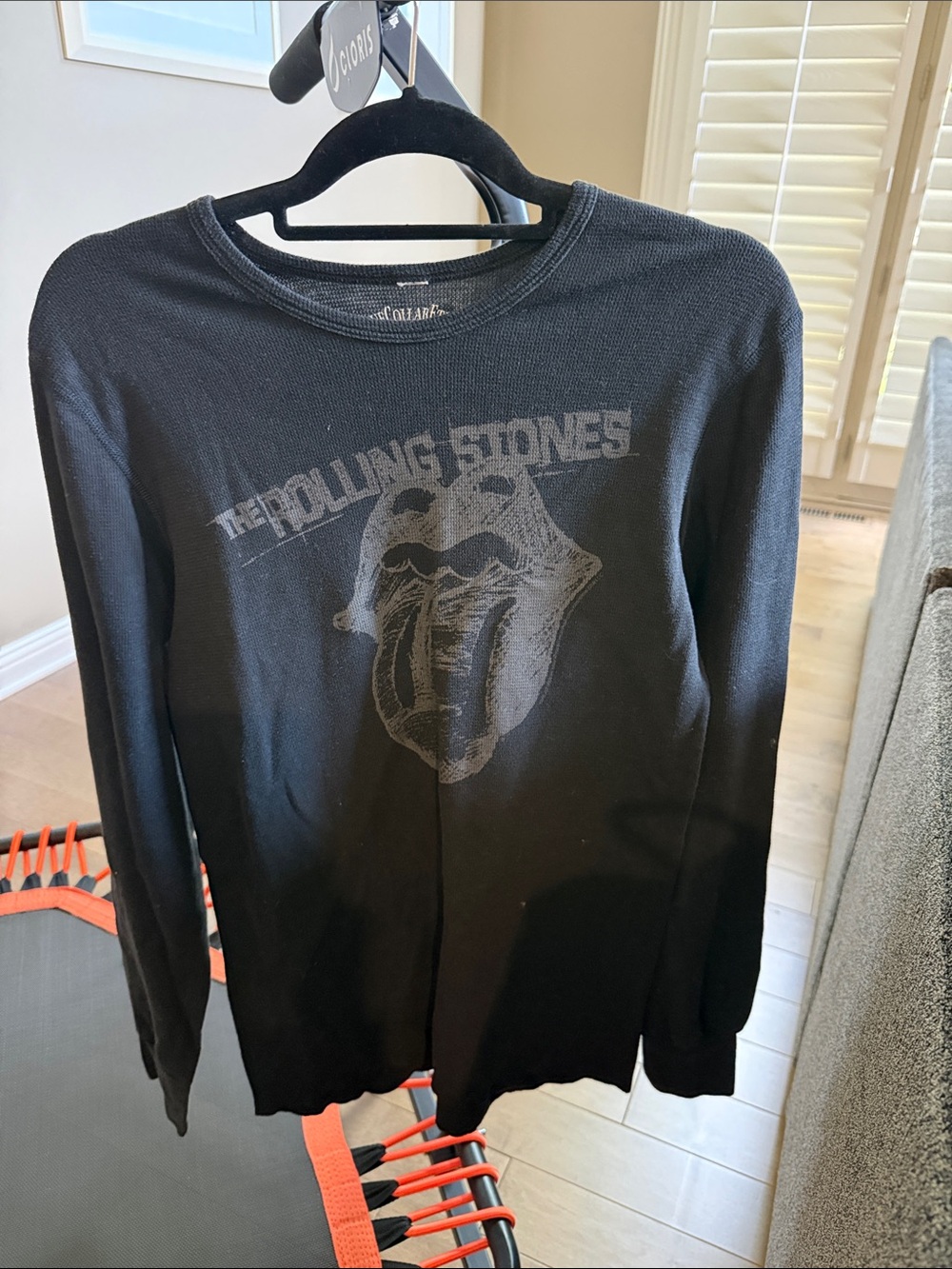 The Rolling Stones Black Graphic Crewneck Sweater - Classic Band Logo
